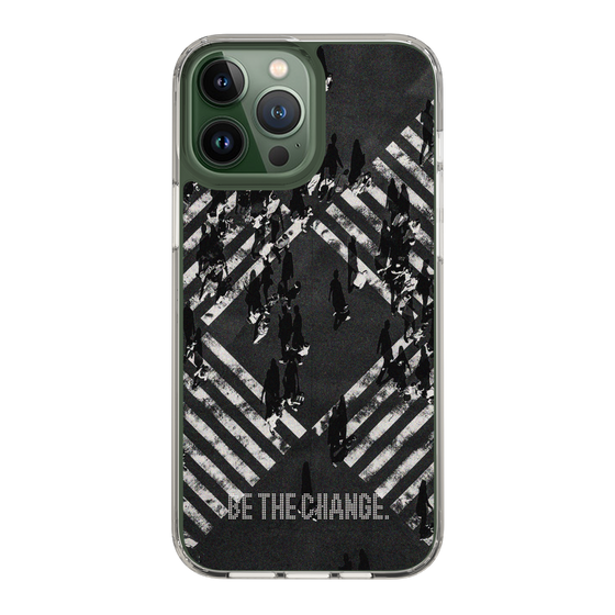 Slim Protection Case［ Original - Dot Overlay - BE THE CHANGE/B ］