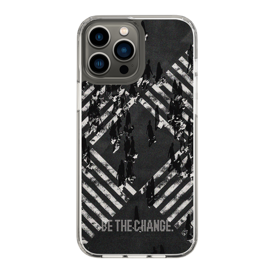 Slim Protection Case［ Original - Dot Overlay - BE THE CHANGE/B ］