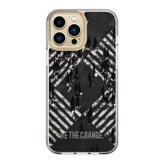 Slim Protection Case［ Original - Dot Overlay - BE THE CHANGE/B ］