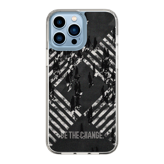 Slim Protection Case［ Original - Dot Overlay - BE THE CHANGE/B ］