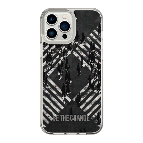Slim Protection Case［ Original - Dot Overlay - BE THE CHANGE/B ］