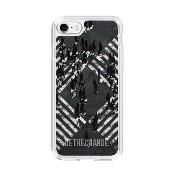 Slim Protection Case［ オリジナル - ドットオーバーレイ - BE THE CHANGE/B ］