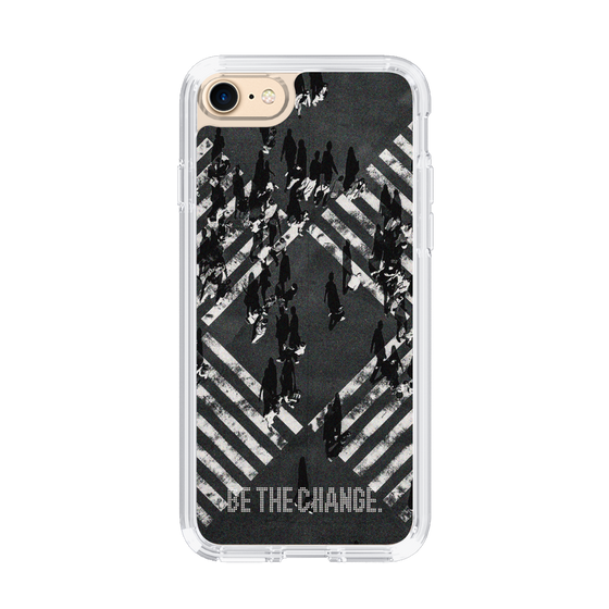 Slim Protection Case［ オリジナル - ドットオーバーレイ - BE THE CHANGE/B ］