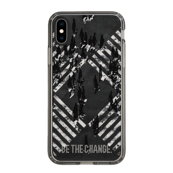 Slim Protection Case［ Original - Dot Overlay - BE THE CHANGE/B ］