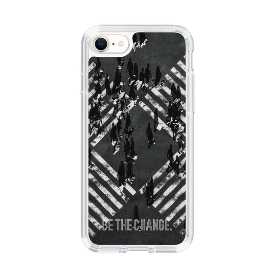 Slim Protection Case［ オリジナル - ドットオーバーレイ - BE THE CHANGE/B ］