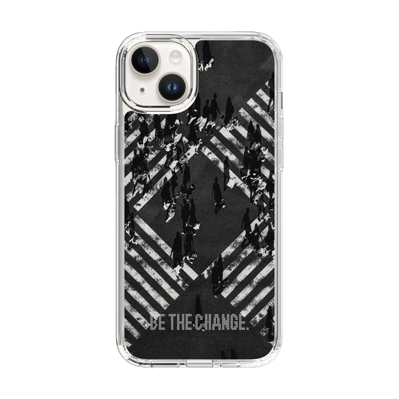Slim Protection Case［ Original - Dot Overlay - BE THE CHANGE/B ］