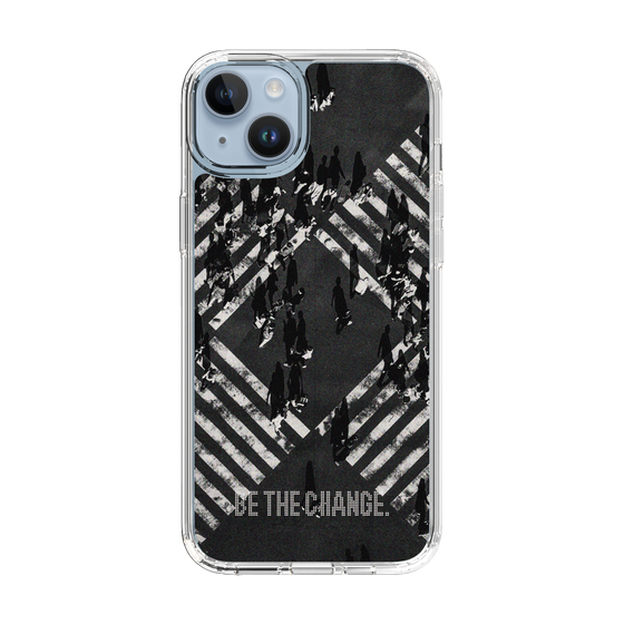 Slim Protection Case［ Original - Dot Overlay - BE THE CHANGE/B ］