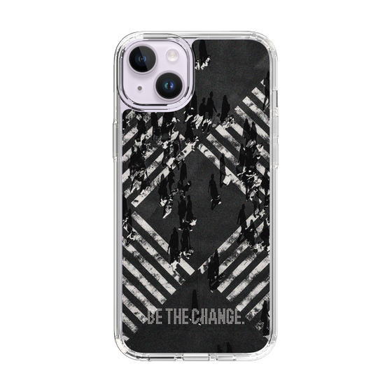 Slim Protection Case［ Original - Dot Overlay - BE THE CHANGE/B ］