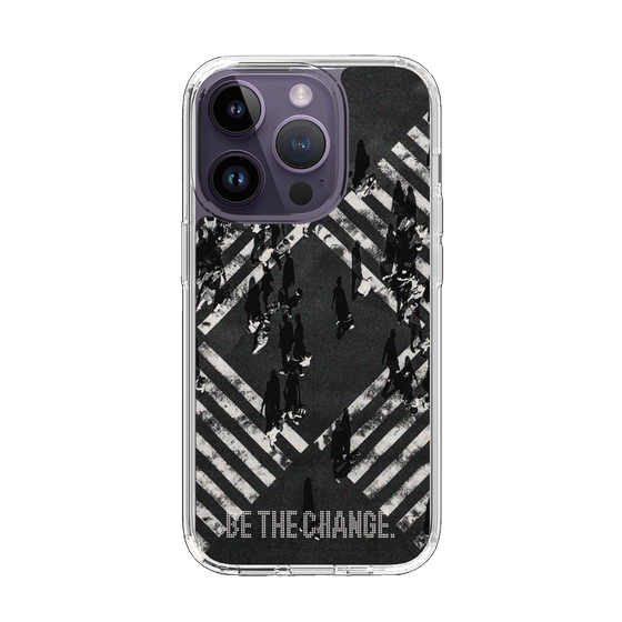 Slim Protection Case［ Original - Dot Overlay - BE THE CHANGE/B ］