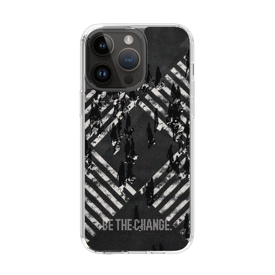 Slim Protection Case［ Original - Dot Overlay - BE THE CHANGE/B ］