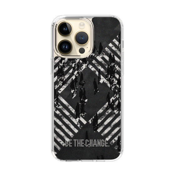 Slim Protection Case［ Original - Dot Overlay - BE THE CHANGE/B ］