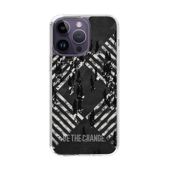 Slim Protection Case［ Original - Dot Overlay - BE THE CHANGE/B ］