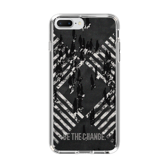 Slim Protection Case［ Original - Dot Overlay - BE THE CHANGE/B ］