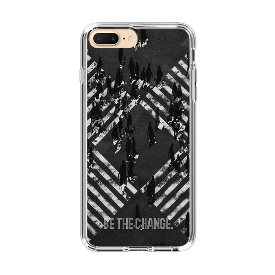 Slim Protection Case［ Original - Dot Overlay - BE THE CHANGE/B ］