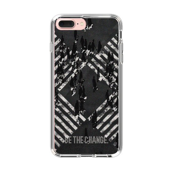 Slim Protection Case［ Original - Dot Overlay - BE THE CHANGE/B ］