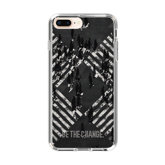 Slim Protection Case［ Original - Dot Overlay - BE THE CHANGE/B ］