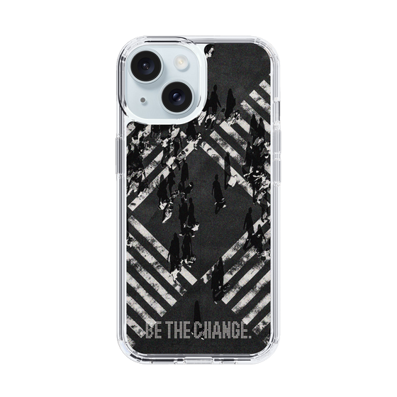 Slim Protection Case［ Original - Dot Overlay - BE THE CHANGE/B ］