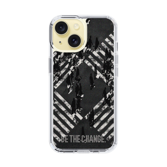 Slim Protection Case［ Original - Dot Overlay - BE THE CHANGE/B ］