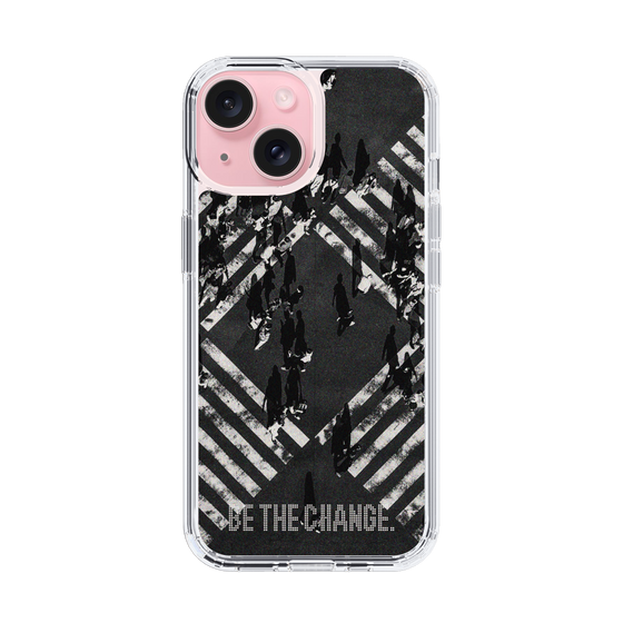Slim Protection Case［ Original - Dot Overlay - BE THE CHANGE/B ］