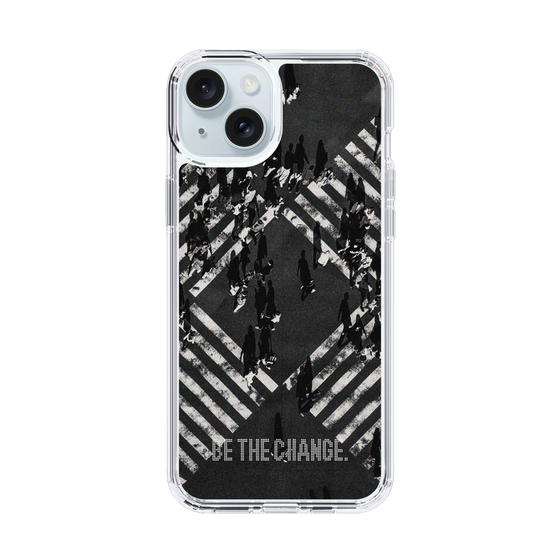 Slim Protection Case［ Original - Dot Overlay - BE THE CHANGE/B ］