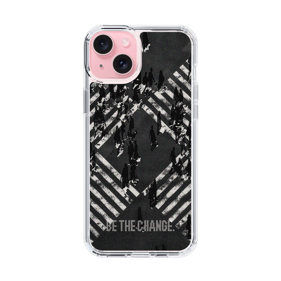 Slim Protection Case［ Original - Dot Overlay - BE THE CHANGE/B ］