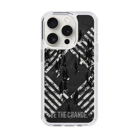 Slim Protection Case［ Original - Dot Overlay - BE THE CHANGE/B ］