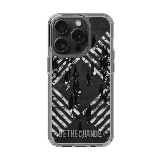 Slim Protection Case［ Original - Dot Overlay - BE THE CHANGE/B ］