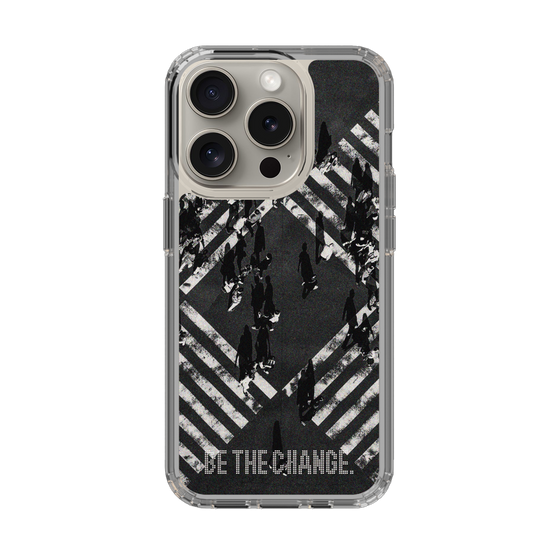 Slim Protection Case［ Original - Dot Overlay - BE THE CHANGE/B ］