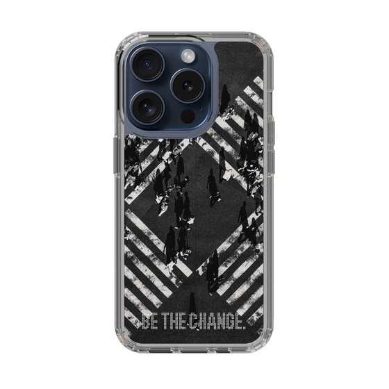 Slim Protection Case［ Original - Dot Overlay - BE THE CHANGE/B ］