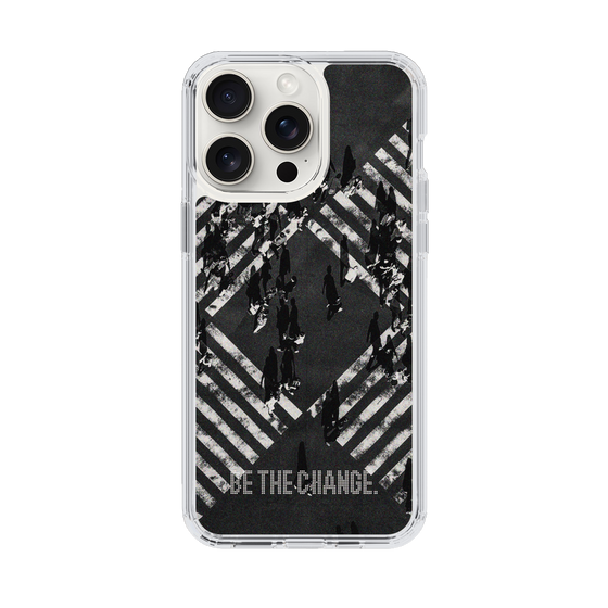 Slim Protection Case［ Original - Dot Overlay - BE THE CHANGE/B ］