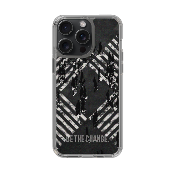 Slim Protection Case［ Original - Dot Overlay - BE THE CHANGE/B ］