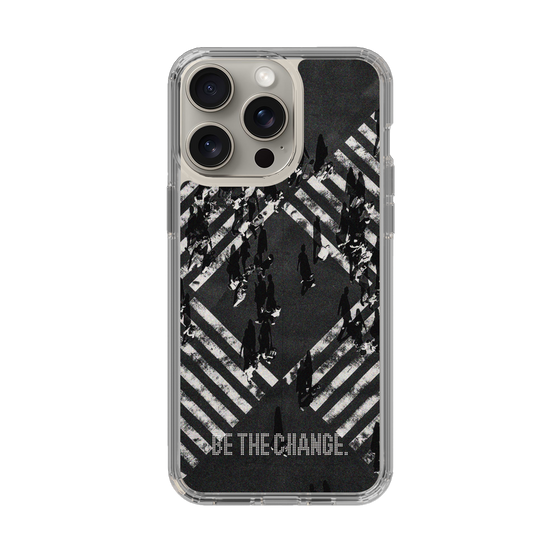 Slim Protection Case［ Original - Dot Overlay - BE THE CHANGE/B ］