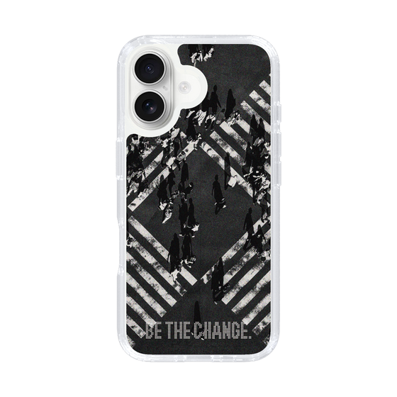 Slim Protection Case［ Original - Dot Overlay - BE THE CHANGE/B ］