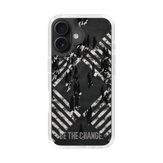 Slim Protection Case［ Original - Dot Overlay - BE THE CHANGE/B ］