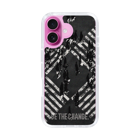 Slim Protection Case［ Original - Dot Overlay - BE THE CHANGE/B ］