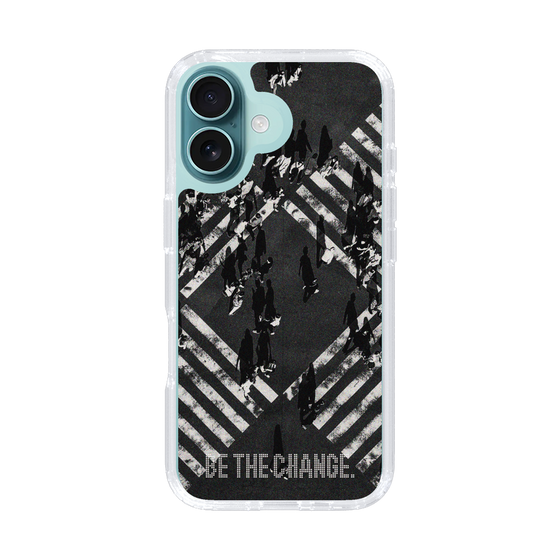 Slim Protection Case［ Original - Dot Overlay - BE THE CHANGE/B ］