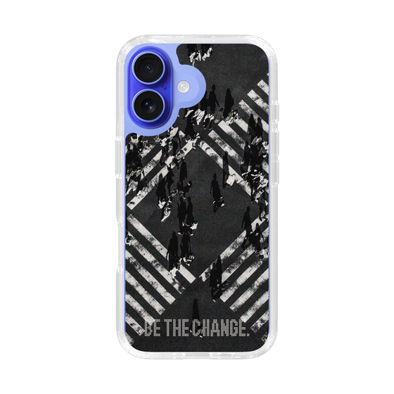 Slim Protection Case［ Original - Dot Overlay - BE THE CHANGE/B ］