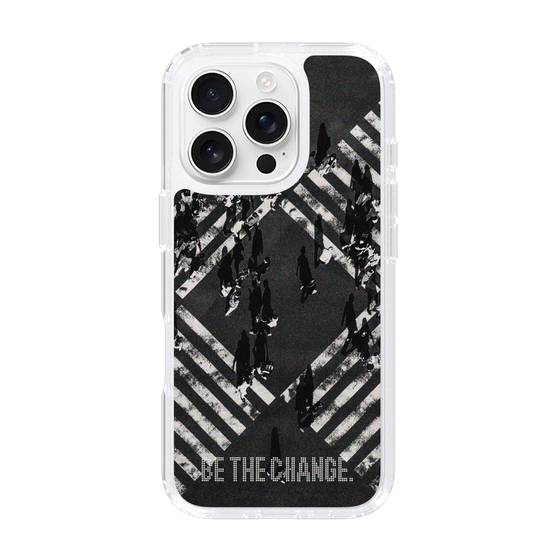 Slim Protection Case［ Original - Dot Overlay - BE THE CHANGE/B ］
