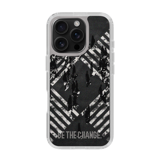 Slim Protection Case［ Original - Dot Overlay - BE THE CHANGE/B ］
