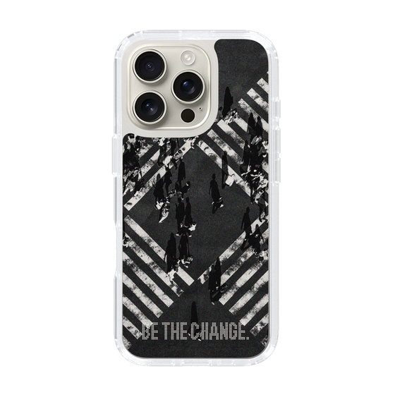 Slim Protection Case［ Original - Dot Overlay - BE THE CHANGE/B ］