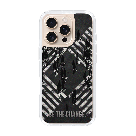 Slim Protection Case［ Original - Dot Overlay - BE THE CHANGE/B ］