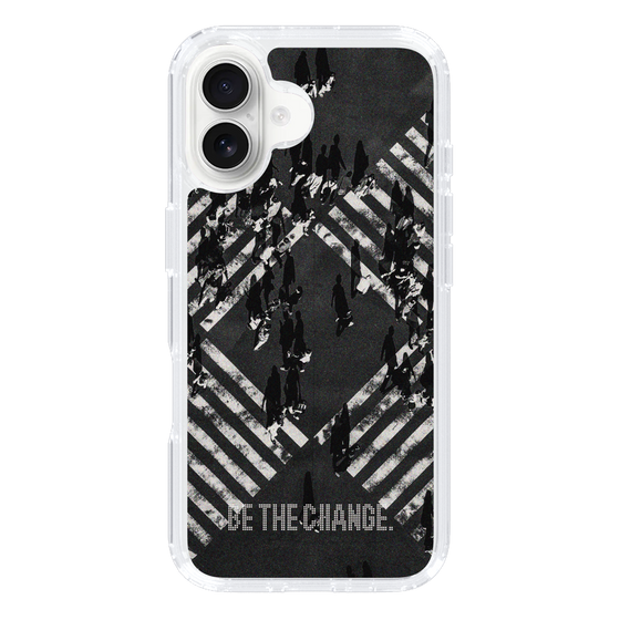 Slim Protection Case［ Original - Dot Overlay - BE THE CHANGE/B ］