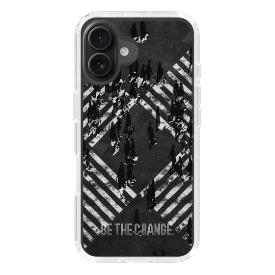 Slim Protection Case［ Original - Dot Overlay - BE THE CHANGE/B ］