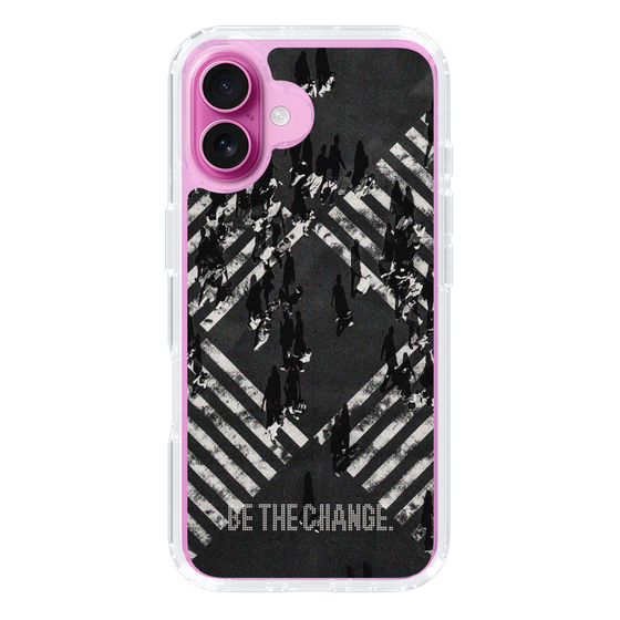 Slim Protection Case［ Original - Dot Overlay - BE THE CHANGE/B ］