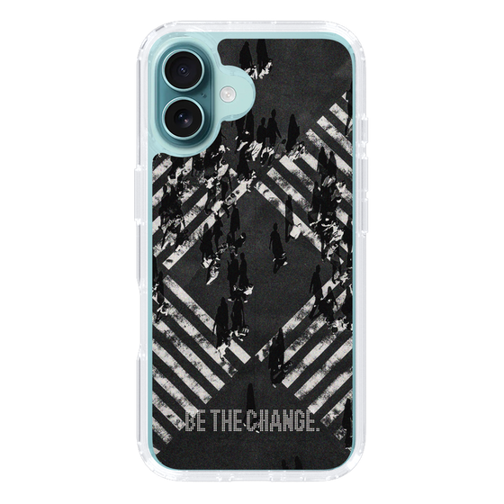 Slim Protection Case［ Original - Dot Overlay - BE THE CHANGE/B ］