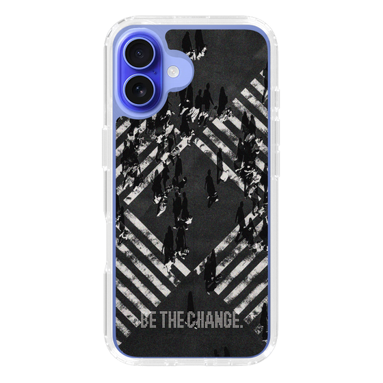 Slim Protection Case［ Original - Dot Overlay - BE THE CHANGE/B ］