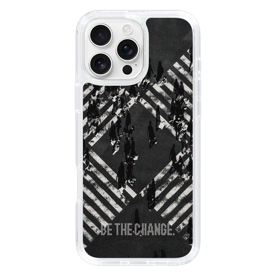 Slim Protection Case［ Original - Dot Overlay - BE THE CHANGE/B ］