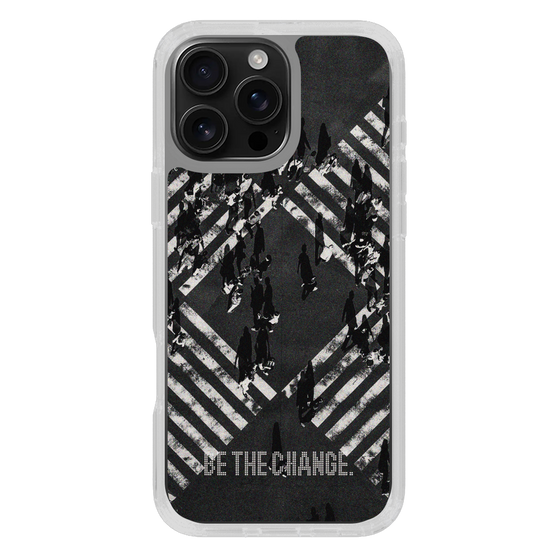 Slim Protection Case［ Original - Dot Overlay - BE THE CHANGE/B ］