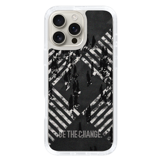 Slim Protection Case［ Original - Dot Overlay - BE THE CHANGE/B ］