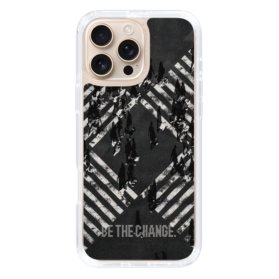 Slim Protection Case［ Original - Dot Overlay - BE THE CHANGE/B ］